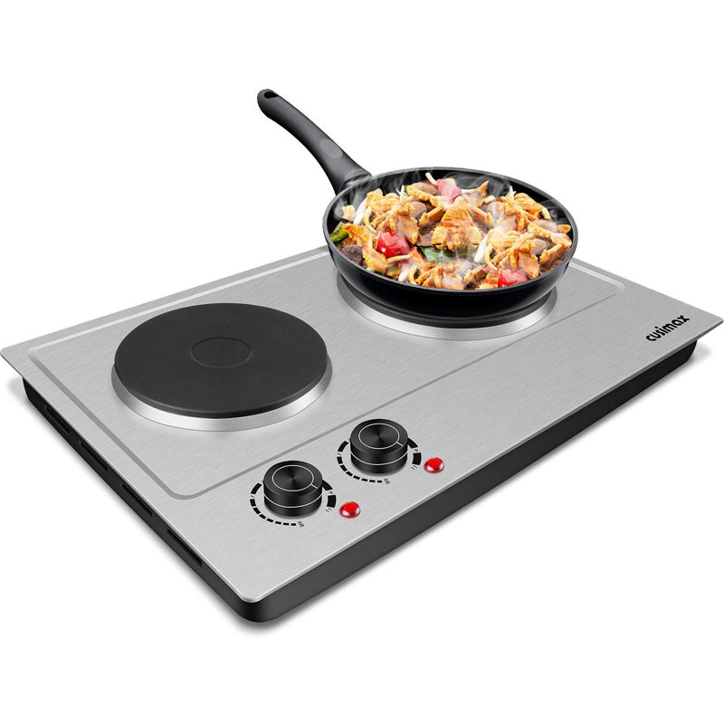 Cusimax Electric Double Hot Plate & Reviews Wayfair